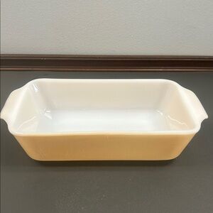 VTG Anchor Hocking Fire King Ovenware 1 Quart Loaf Pan 441 Made in the USA